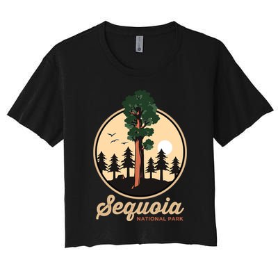 Sequoia General Sher Tree Camping Sequoia National Park Cute Gift Crop Top
