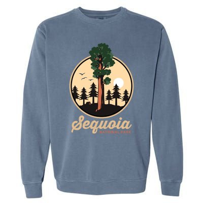 Sequoia General Sher Tree Camping Sequoia National Park Cute Gift Garment-Dyed Sweatshirt