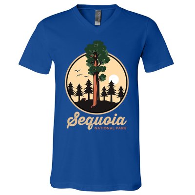 Sequoia General Sher Tree Camping Sequoia National Park Cute Gift V-Neck T-Shirt
