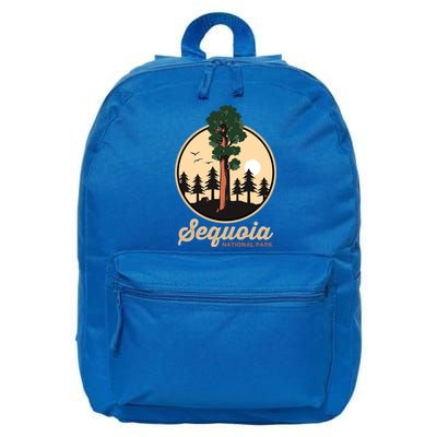 Sequoia General Sher Tree Camping Sequoia National Park Cute Gift 16 in Basic Backpack