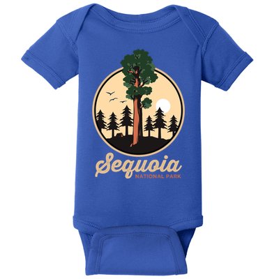 Sequoia General Sher Tree Camping Sequoia National Park Cute Gift Baby Bodysuit