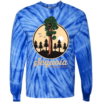 Sequoia General Sher Tree Camping Sequoia National Park Cute Gift Tie-Dye Long Sleeve Shirt