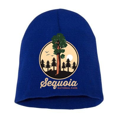 Sequoia General Sher Tree Camping Sequoia National Park Cute Gift Short Acrylic Beanie