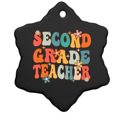 Second Grade Teacher Team 2Nd Grade Back To School First Day Gift Ceramic Star Ornament