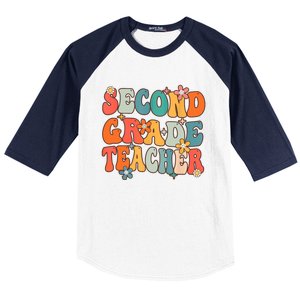 Second Grade Teacher Team 2Nd Grade Back To School First Day Gift Baseball Sleeve Shirt