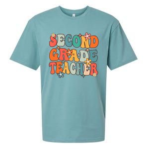 Second Grade Teacher Team 2Nd Grade Back To School First Day Gift Sueded Cloud Jersey T-Shirt