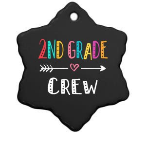 Second Grade Teacher First Day School 2nd Grade Crew Ceramic Star Ornament