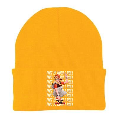 Skateboard Gift This Is How I Roll Gift Knit Cap Winter Beanie