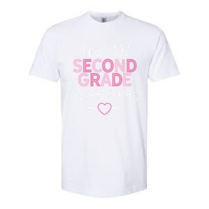 Second Grade Teacher Valentines Day Cool Gift Love Sweethearts Cute Gift Softstyle CVC T-Shirt