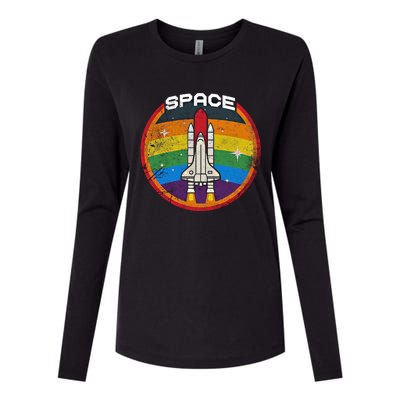 Space Graphic The Astronaut Gift Womens Cotton Relaxed Long Sleeve T-Shirt