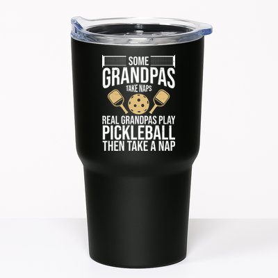 Some Grandpas Take Naps Real Grandpas Play Pickleball Funny Tumbler