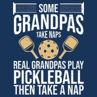 Some Grandpas Take Naps Real Grandpas Play Pickleball Funny Poster