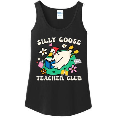 Silly Goose Teacher Club Ladies Essential Tank