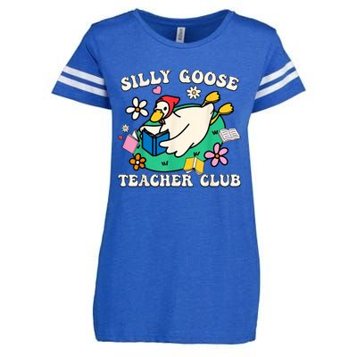 Silly Goose Teacher Club Enza Ladies Jersey Football T-Shirt