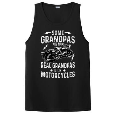 Some Grandpas Take Naps Real Grandpas Ride Motorcycle PosiCharge Competitor Tank