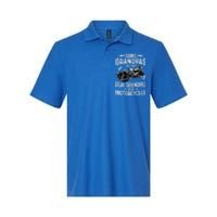 Some Grandpas Take Naps Real Grandpas Ride Motorcycle Softstyle Adult Sport Polo