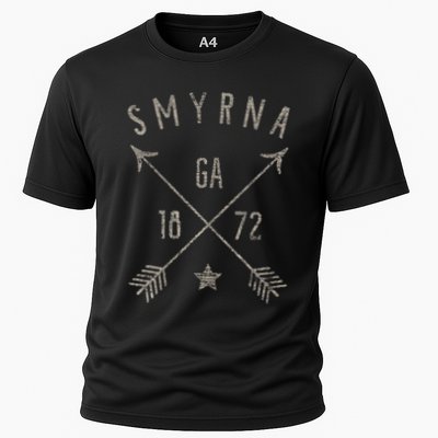 Smyrna Ga T Distressed Boho Style Home City Performance Shirt