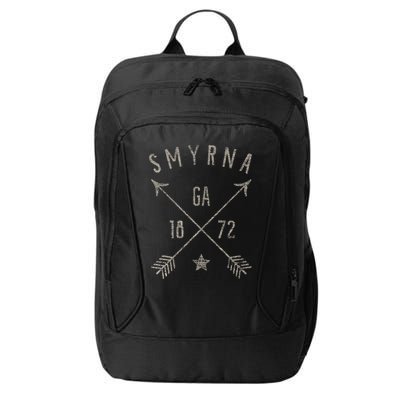Smyrna Ga T Distressed Boho Style Home City City Backpack