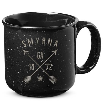 Smyrna Ga T Distressed Boho Style Home City 15oz Campfire Ceramic Mug
