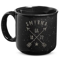 Smyrna Ga T Distressed Boho Style Home City 15oz Campfire Ceramic Mug