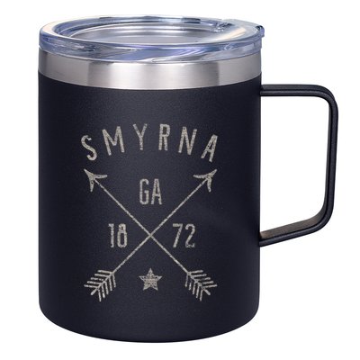 Smyrna Ga T Distressed Boho Style Home City 12oz Stainless Steel Coffee Mug