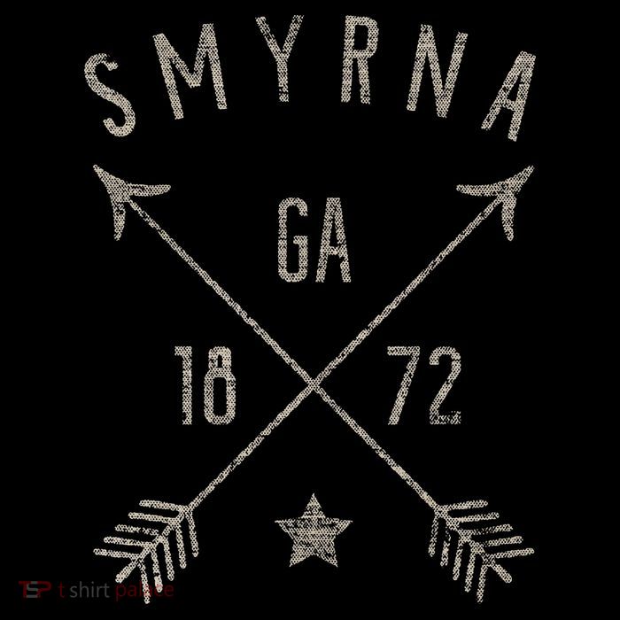 Smyrna Ga T Distressed Boho Style Home City Magnet