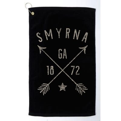 Smyrna Ga T Distressed Boho Style Home City Golf Towel