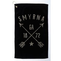 Smyrna Ga T Distressed Boho Style Home City Golf Towel