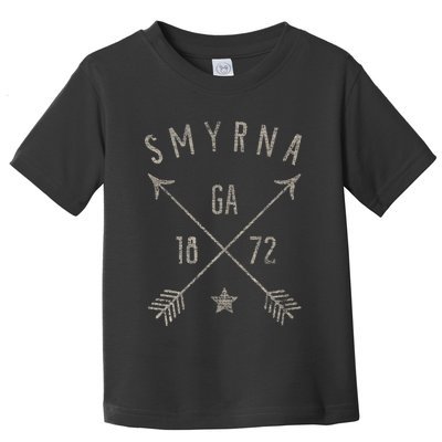 Smyrna Ga T Distressed Boho Style Home City Toddler T-Shirt
