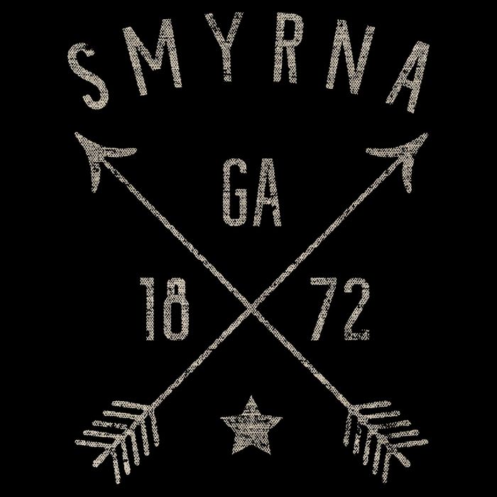 Smyrna Ga T Distressed Boho Style Home City Wool Snapback Cap