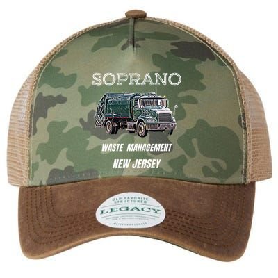 Soprano Garbage Truck Waste Management Legacy Tie Dye Trucker Hat