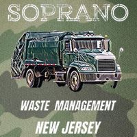 Soprano Garbage Truck Waste Management Legacy Tie Dye Trucker Hat
