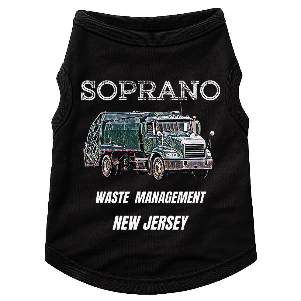Soprano Garbage Truck Waste Management Doggie Tank