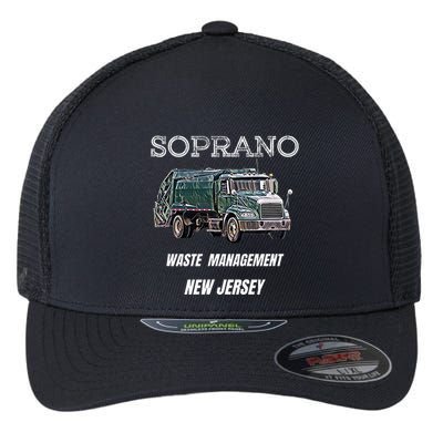 Soprano Garbage Truck Waste Management Flexfit Unipanel Trucker Cap