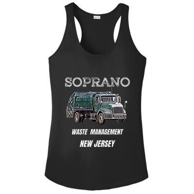 Soprano Garbage Truck Waste Management Ladies PosiCharge Competitor Racerback Tank