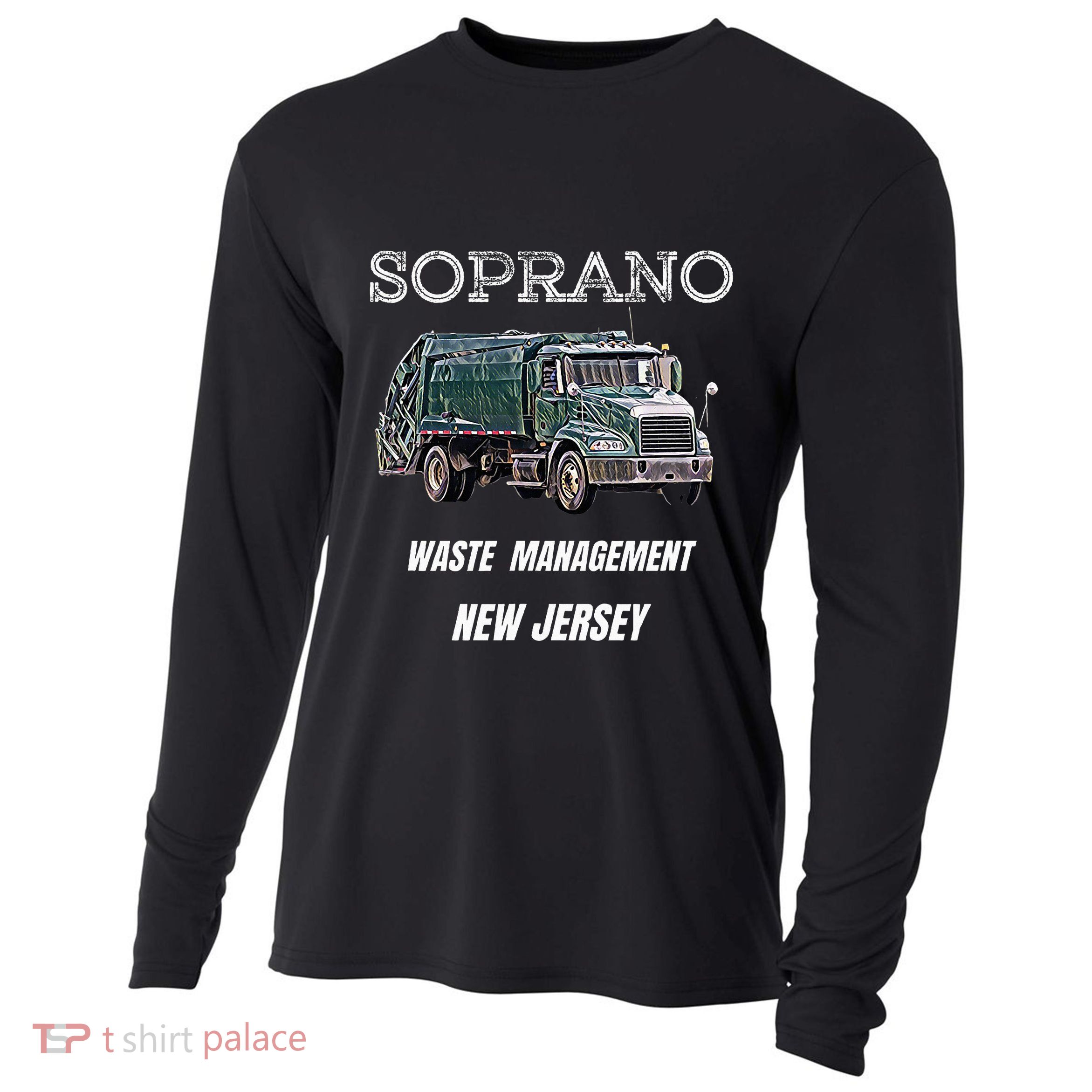Soprano Garbage Truck Waste Management Cooling Performance Long Sleeve Crew