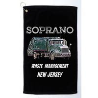 Soprano Garbage Truck Waste Management Golf Towel