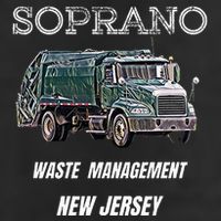 Soprano Garbage Truck Waste Management Golf Towel