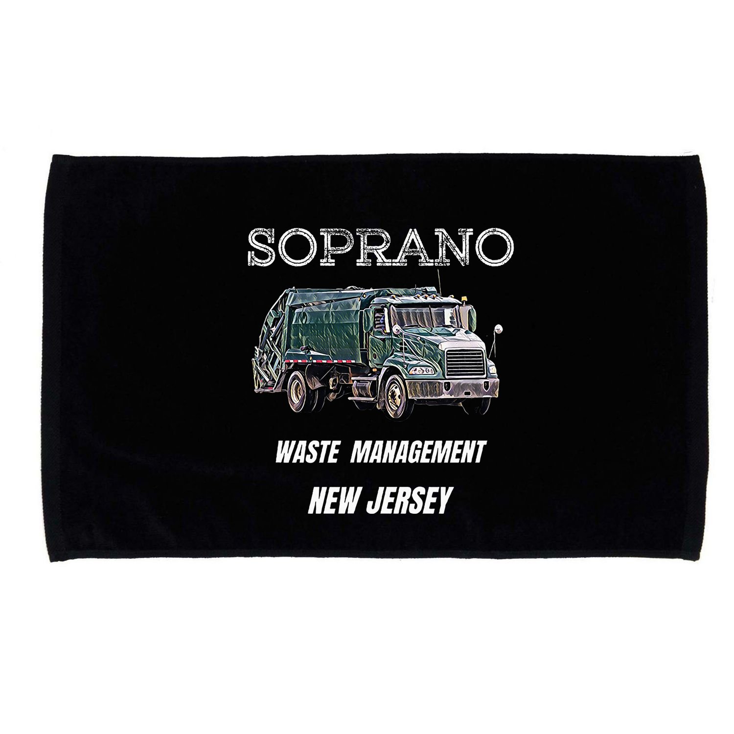 Soprano Garbage Truck Waste Management Microfiber Hand Towel