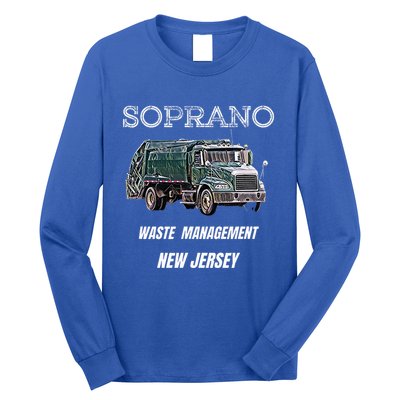 Soprano Garbage Truck Waste Management Long Sleeve Shirt
