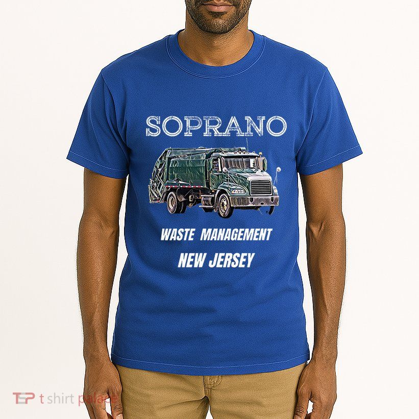 Soprano Garbage Truck Waste Management Tall T-Shirt