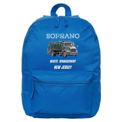 Soprano Garbage Truck Waste Management 16 in Basic Backpack