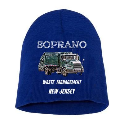Soprano Garbage Truck Waste Management Short Acrylic Beanie