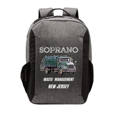Soprano Garbage Truck Waste Management Vector Backpack