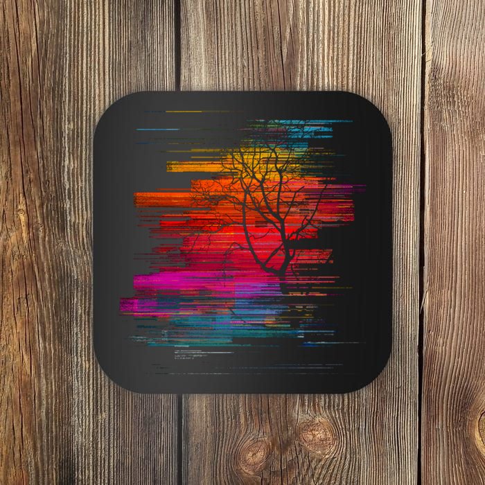 Sunset Glitch Tree Coaster