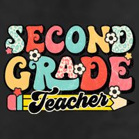 Second Grade Teacher 2nd Grade Teacher 7 Panel Mesh Trucker Snapback Hat