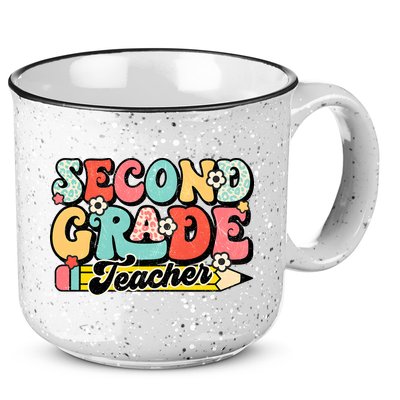 Second Grade Teacher 2nd Grade Teacher 15oz Campfire Ceramic Mug