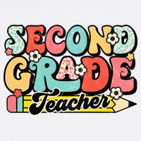 Second Grade Teacher 2nd Grade Teacher Flatbill Hat