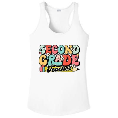 Second Grade Teacher 2nd Grade Teacher Ladies PosiCharge Competitor Racerback Tank