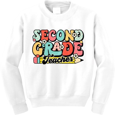Second Grade Teacher 2nd Grade Teacher Kids Sweatshirt